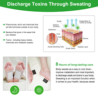 SEFUDUN Patchs Détoxifiants Naturels au Gingembre et au Vinaigre de Bambou 2-en-1 pour les Pieds – Nettoyage Profond pour un Sommeil Réparateur et une Relaxation Optimale