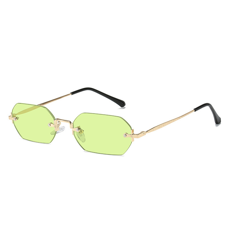 2126-c9 montura dorada-lentes verdes