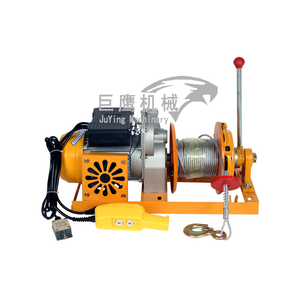 공장 맞춤형 휴대용 380v 220v 300kg/600kg 30M 미니 와이어 로프 다기능 전기 윈치 클러치 포함 - Product Image 6