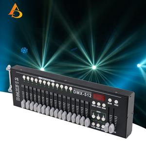 Controlador de Iluminación DMX, Consola DMX512, Carcasa de Aluminio Negra, Control de Luces para Bar, Bodas y Fiestas - Product Image 1