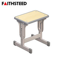 Tabouret d'étude pour enfants, cadre en métal, hauteur réglable, siège ergonomique, surface antidérapante pour l'école et la salle de classe
