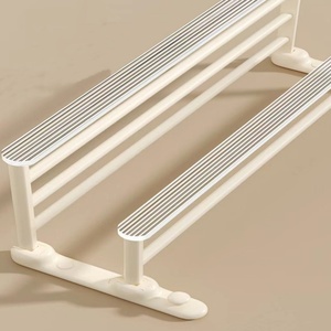High Quality <strong>50cm</strong> 60cm Wall Mounted Bathroom Foldable Heavy Duty Rack White Towel Rack of Wall Storage <strong>Shelves</strong> - Product Image 3