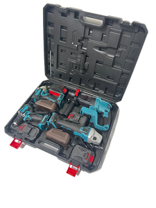 Juego de Herramientas Inalámbricas Profesionales para Uso Industrial, Kit de Herramientas 4 en 1 con Batería de Iones de Litio, Taladro Inalámbrico, Martillo Angular HYHKI401 Elect - Product Image 3