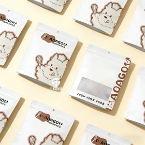 Custom Printed Dog Food Bag Flat Bottom Pouch Aluminum Foil Material <b>Pet</b> Food Packaging Supplier - Product Image 2