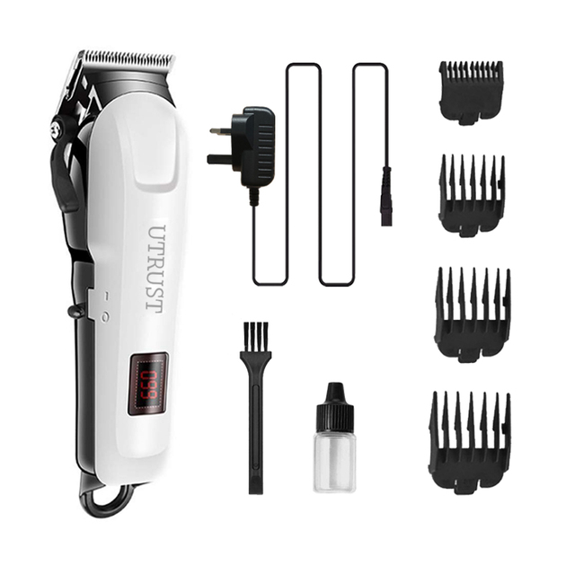 Rechargeable Hair Clipper Cordless Electric Hair Trimmer Professional Haircut Shaver Beard Shaver Maquina De Cortar Cabello