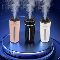 Difusor de Aceites Esenciales Ultrasónico de Alta Calidad con Luz LED de 7 Colores, Mini Proyector de Estrellas, Humidificador de Aire USB para Habitación y Auto