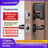 Tongtong pour Bluetooth Smart Lock japonais mécanique serrure de porte électronique ouverte caractéristique porte en bois Compatible nuage en alliage de Zinc