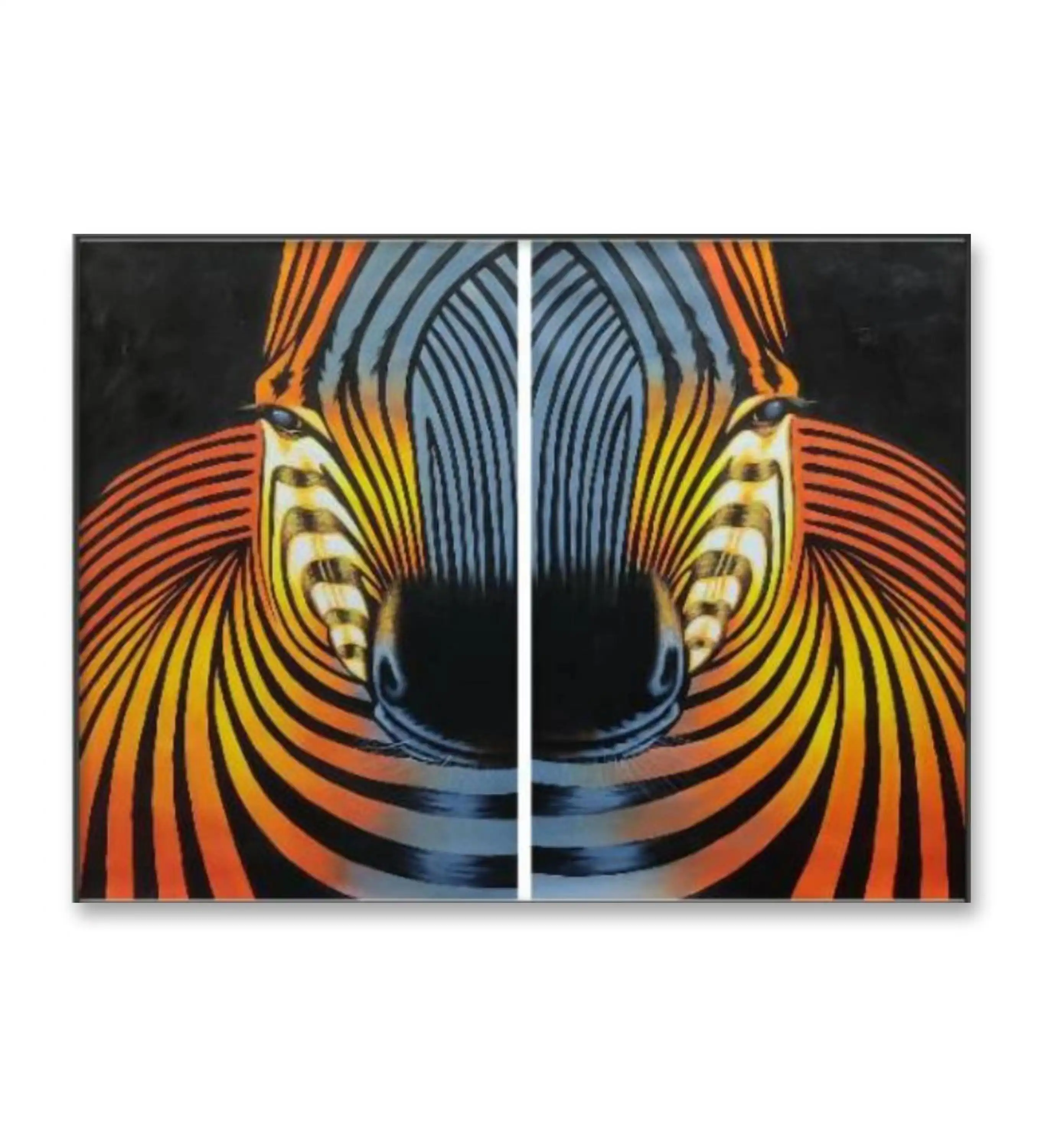 dedicated to animal painting for 15 years bright colors strong picture quality zebra customizable strong supply capacity