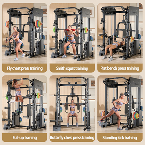 Vente chaude Home Fitness Smith Machine Équipement D'entraînement Intégré De Force Ensemble Combinaison Home Hitness Multi-Fonctionnel - Product Image 6
