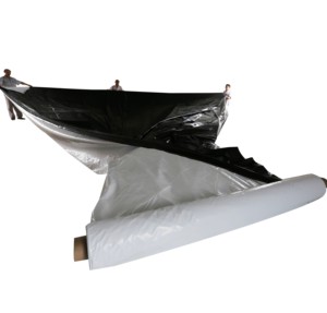 Silo agricole en plastique polyéthylène noir <span class=keywords><strong>sur</strong></span> blanc de 5mil 6mil rouleaux de bâche d'ensilage pour le stockage de l'<span class=keywords><strong>herbe</strong></span>, du foin et du maïs. - Product Image 4