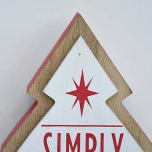 ที่ใส่ภาพคริสต์มาสลอฟท์ปารีส, ของตกแต่งโต๊ะในวันหยุด, อวยพรง่ายๆ, วันหยุดบ้านไร่, ป้ายไม้คริสต์มาสและรูปภาพ - Product Image 3