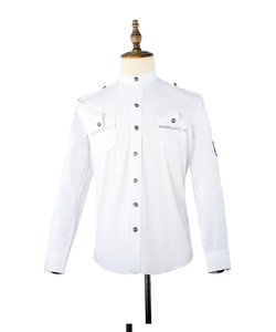Uniforme Estiva da Uomo per <span class=keywords><strong>Guardie</strong></span> di Sicurezza, Design per Aeroporti, Camicia da Guardia di Sicurezza Bianca - Product Image 6