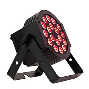 צבעוני 18 LED דיסקו שבב Dj בר במה אורות מצב רוח Ce Rgbw 4 In1 Dmx Led שלב תאורת Led Par אור