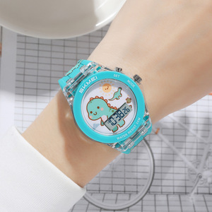 Skmei Childrens Electronic Watch 30M Waterproof Cartoon Dinosaur Luminous Sports Watch For Kids - Product Image 3