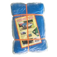 Bâche en polyéthylène HDPE, bâche 130GSM, couleur bleue, couverture de camion, imperméable, bonne qualité, exportation vers l'Afrique