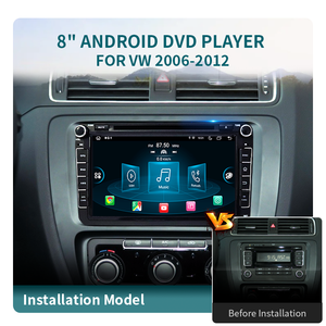 Reproductor de DVD para coche con pantalla de 7/8/9 pulgadas para Volkswagen/VW navegación <span class=keywords><strong>GPS</strong></span> Universal 8Core 8 + 128GB Carplay Android Radio para coche - Product Image 3