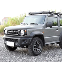 Grille de radiateur en maille avec grand logo, style grille avant, en promotion, pour accessoires Suzuki Jimny JB64 JB74