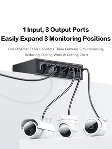 UGREEN 1 In 3 Out Gigabit POE Extender 4 Port RJ45 POE Repeater 30W IEEE802.3af/at 400m Long Distance Transmission POE Splitter - Product Image 2