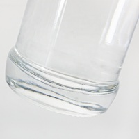 Bouteille en Verre Vide Oslo de 700 ml, Transparente, pour Spiritueux (Vodka, Gin, Rhum, Tequila, Whisky, Brandy) avec Bouchon