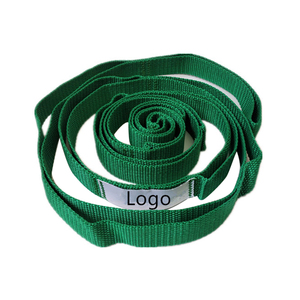 הסיטונאי 2.5x190 ס "מ ירוק גמישה אלסטי pp רצועת יוגה עם 10 לולאות תרגיל עבור ספורט & בידור - Product Image 2