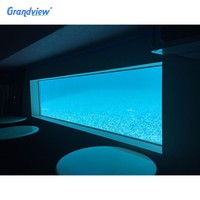 Grande Piscine Hors Sol Extérieure en Acrylique PMMA Transparent