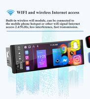 Radio FM Universal para Auto de 6.86 Pulgadas, Reproductor de Video, Android 10.1, Estéreo para Auto, Navegador GPS