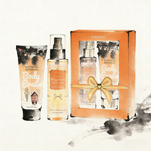 Ensemble crème et brume pour le corps de haute qualité, Cologne originale en format voyage, parfum floral fruité longue durée, coffret cadeau, spray, parfum pour femme - Product Image 1