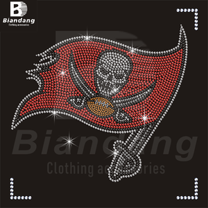 تخفيضات هائلة تصميم NFL حديد على أحجار الراين لوس أنجلوس شواحن صيني مخصص حجر الراين نقل الحرارة لهوديس - Product Image 6