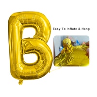 Ballon en aluminium de 16 pouces de haute qualité, coloré et durable, pour décoration de fête d'anniversaire, ballon en film d'aluminium pour décoration d'anniversaire