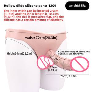 Nuovi pantaloni in <span class=keywords><strong>Silicone</strong></span> cavo da indossare per pene comodi pantaloni in pelle giocattoli sessuali per uomini e donne - Product Image 6