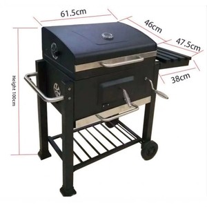Barbecue Portatile Multifunzionale di Qualità Europea e Americana, Griglia a Carbone per Esterni e Uso Domestico in Stile Americano - Product Image 2