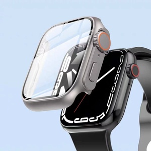 Protector de modificación para PC, Funda de cristal <span class=keywords><strong>templado</strong></span> para iWatch 8 7 6 4 5, actualización para reloj inteligente Ultra 49mm - Product Image 4
