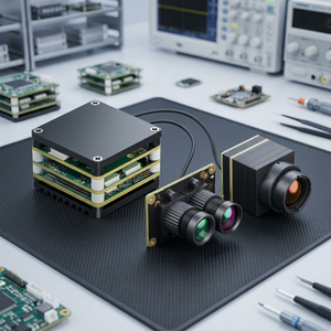 Módulo de Cámara para Drones AI VisionCube DT con Sensor Dual, Visión Térmica Visible LWIR 1200m, Detección de Vehículos 500m, Detección de Personas, Seguimiento Multiaobjetivo - Product Image 1