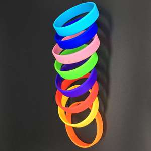 Pulsera de Silicona Personalizada para Fiestas, Gimnasio, Deportes, Pulsera Delgada de Goma, Fabricante de Pulseras Personalizadas - Product Image 2