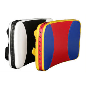 Alta calidad PU curvado Muay Thai artes marciales paleta Taekwondo objetivo Kicking Shield logotipo personalizado <span class=keywords><strong>precio</strong></span> de fábrica para Karate Judo - Product Image 2