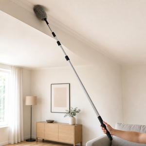 <span class=keywords><strong>Perche</strong></span> <span class=keywords><strong>télescopique</strong></span> en aluminium <span class=keywords><strong>pour</strong></span> <span class=keywords><strong>rouleau</strong></span> à <span class=keywords><strong>peinture</strong></span>, manche extensible <span class=keywords><strong>pour</strong></span> nettoyage avec collier de verrouillage à torsion et poignée antidérapante - Product Image 6