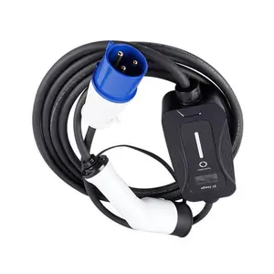Wholesale Price Adjustable AC Portable 16A/32A Ev Car Charger Adapter Type 1 Ev Charger
