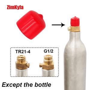 Capuchon de protection en caoutchouc rouge pour valve à broche de cylindre CO2 pour tuyau flexible - Product Image 5