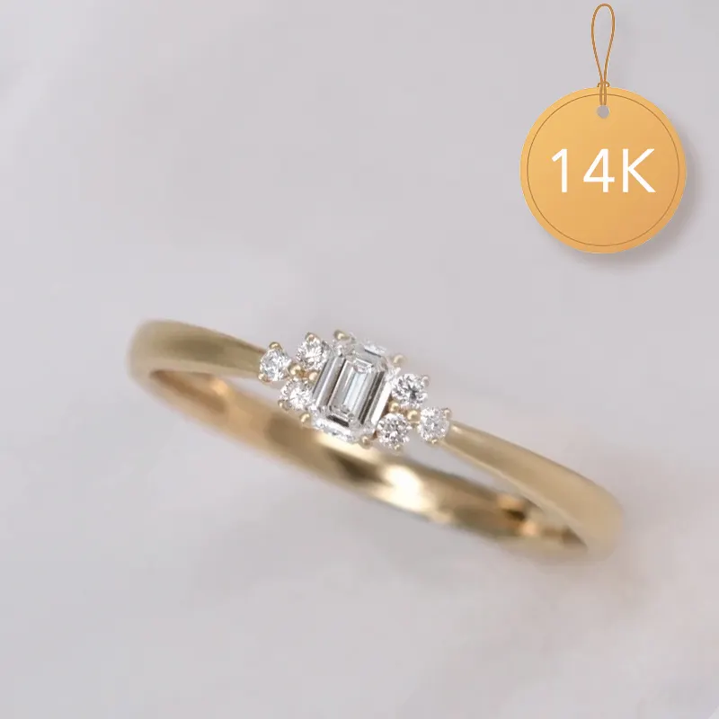 2024 nuevo anillo de bodas oro Real 10K 14K 18K anillo de oro diamante moissanite anillo de bodas para hombres y mujeres Personalización de joyería