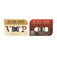 Scheda SIM Rsim VSOP Card Stick Compatibile con lo Sblocco di iPhone 14 Promax, iPhone 13/12/11/X, Msdk4 Gevey Sim Turbo Rsim