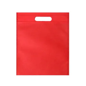 Customized Eco Friendly Promotional Shopping Environmental D Cut Non-Woven Fabric Bag