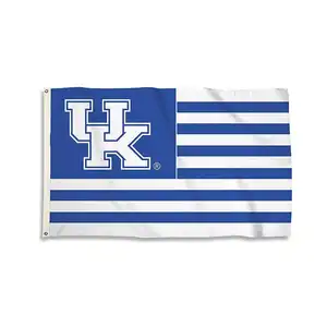 Bandeira resistente de bronze para futebol, reino unido, bsi produtos kentucky wildgats