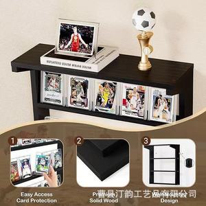 ชั้นวางการ์ดสะสมไม้แบบตั้งโต๊ะสำหรับการค้าข้ามพรมแดน, ที่ใส่การ์ดนักกีฬาระดับดาว, ชั้นวางการ์ดนักกีฬาระดับดาวทำจากไม้ - Product Image 5