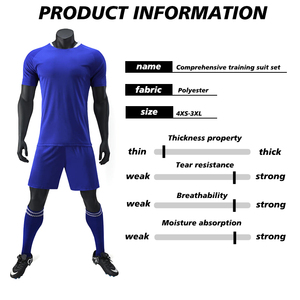 Hızlı kuru futbol forması erkekler futbol formaları futbol formaları futbol kıyafeti erkekler futbol formaları - Product Image 4