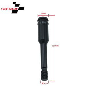 Extension de levier de vitesses Auso-Racing 14 mm x 118 mm en alliage d'aluminium réglable pour Volkswagen T4 1990-2003 - Product Image 1