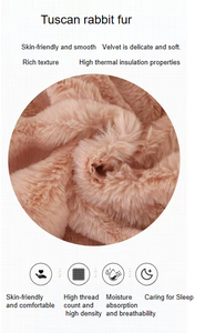 Almohada y respaldo de lana de punto de felpa sedosa y suave - Product Image 5