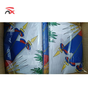 Оптовая продажа: Флаг Гаити 3x5 футов с латунными люверсами для футбольных мероприятий, в наличии - Product Image 2