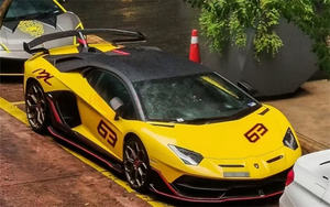 SVJ Style Kit carrozzeria in fibra di carbonio per <span class=keywords><strong>Lamborghini</strong></span> <span class=keywords><strong>Aventador</strong></span> LP700 LP720 LP750 paraurti auto paraurti anteriore paraurti posteriore - Product Image 4