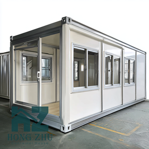 DYHZCE Maison de vacances modulaire mobile de style scandinave minimaliste avec isolation thermique en acier et grandes fenêtres en verre - Product Image 1