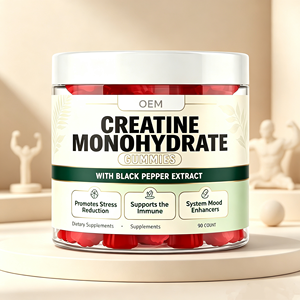 Gummies de créatine monohydrate OEM, 90 unités, avec extrait de poivre noir, complément alimentaire - Product Image 2